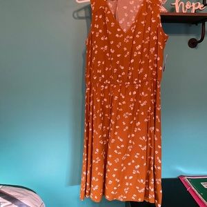 Floral above the knee dress